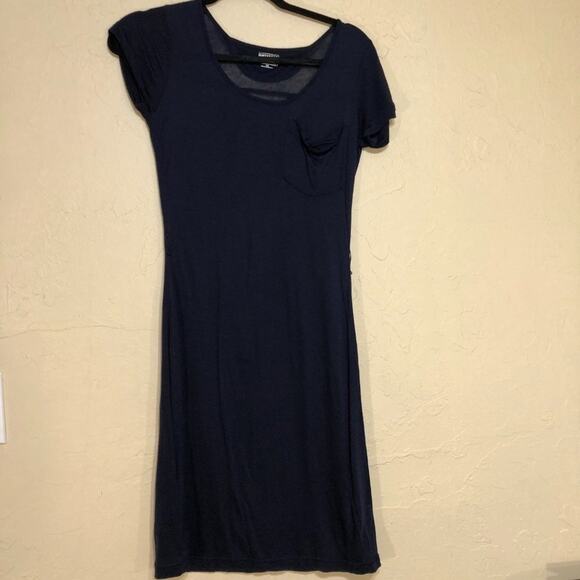 Converse One Star Womens Dress Extra Small blue sheer pocket short sleeve - Picture 1 of 4